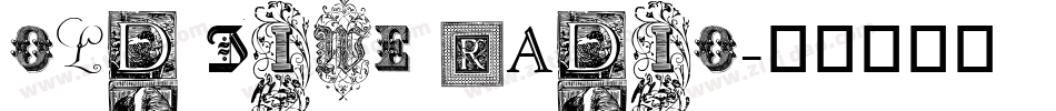 old time radio字体转换